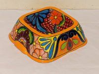 Ceramic Dog Dish, Talavera Pottery, Gorgeous Pet Food Bowl, Mexican Dog Bowl, Hand Painted Dog Lover Home Decor or Gift, Medium Sized Dogs