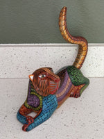 Lion Alebrije, Oaxaca Mexico Folk Art, Handmade Home Decor, Original Wood Sculpture, Carved Animal, Unique Gift, Genuine Original