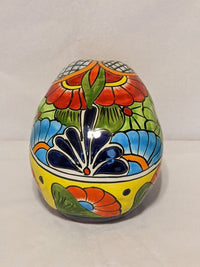 Skull Decor, Talavera Pottery, Halloween Party Decoration, Ceramic Skull Art, Decorative Skull Head, Day of the Dead, Large Size
