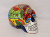 Skull Decor, Talavera Pottery, Halloween Party Decoration, Ceramic Skull Art, Decorative Skull Head, Day of the Dead, Large Size