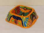 Ceramic Dog Dish, Talavera Pottery, Gorgeous Pet Food Bowl, Mexican Dog Bowl, Hand Painted Dog Lover Home Decor or Gift, Medium Sized Dogs
