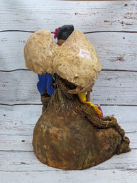 Mother Nature with Swan, Clay Woman Figurine, 3 Women Statue, Mexican Folk Art, Oaxacan Art, Handmade Original Collectible