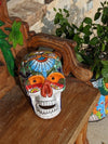 Skull Decor, Talavera Pottery, Skull Decorations, Halloween Party Decor, Skull Art, Ceramic Skull, Decorative Skull Head, Large Size