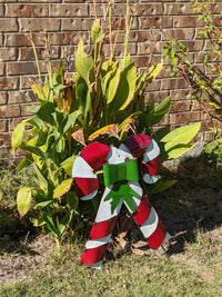 Christmas Candy Canes, Outdoor Christmas Decoration, Christmas Yard Art, Metal Candy Cane Christmas Decor, Outdoor Yard or Porch Decor