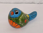 Little Birdie Home Decor, Colorful Small Bird Figurines, Mexican Talvera Pottery  [You Will be Shipped a Random Bird Pattern]