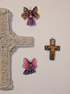 Handmade Christian Cross, Religous Home Decor, Mexican Folk Art, Oaxaca Cross Decor, Cross Decoration Wall Art