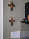 Handmade Christian Cross, Religous Home Decor, Mexican Folk Art, Oaxaca Cross Decor, Cross Decoration Wall Art