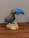 Toucan Alebrije Figurine, Handmade Home Decor, Folk Art from Oaxaca Mexico, Original Wood Sculpture, Carved Animal, Unique Toucan Statue