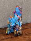 Dolphins Alebrije Figurine, Handmade Home Decor, Folk Art from Oaxaca Mexico, Original Wood Sculpture, Carved Animal, Unique Dolphin Statue