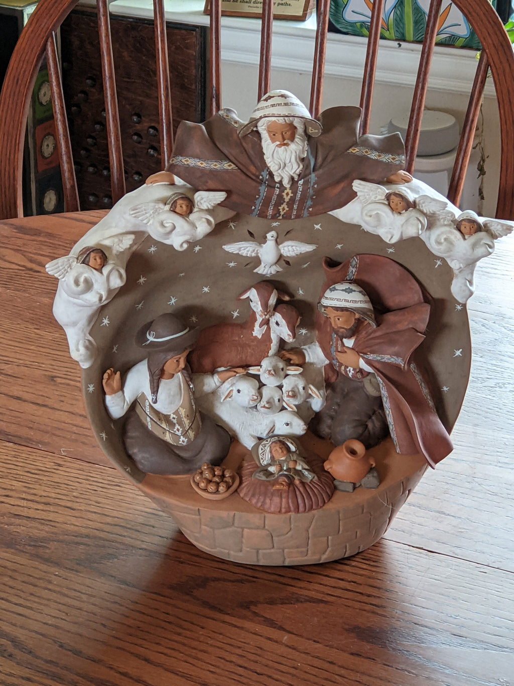 Christmas Nativity Scene, Holiday Home Decor, Original Handcrafted Nativity Art from Lima Peru, One-of-a-Kind Christmas Gift