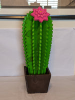 Cactus Decoration, Wooden Cactus Home Decor, Saguaro Cactus Replica for your Yard or Garden, Mexican Folk Art, 28&quot; Tall