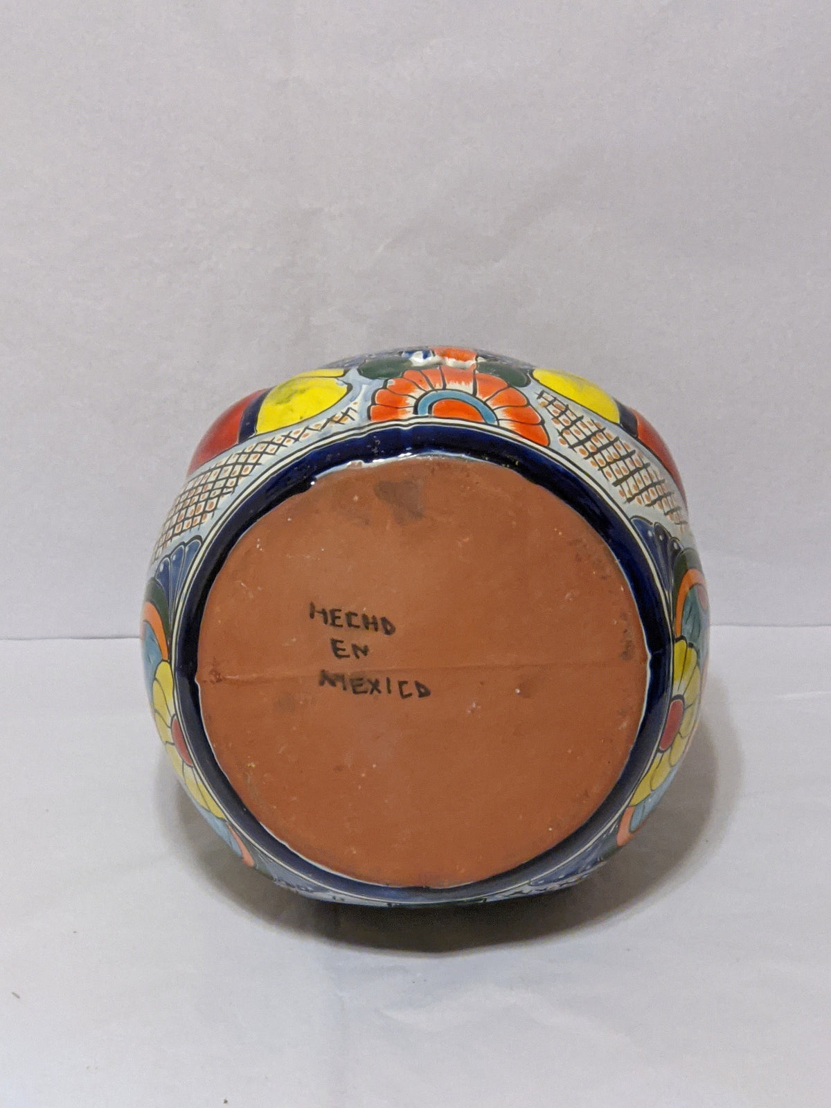 Frosty the Snowman Christmas Home Decor, Colorful Talavera Pottery, Indoor Outdoor Ceramic Decoration, Table Decor, Handmade in Mexico
