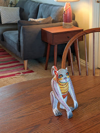 Monkey Alebrije Figurine, Handmade Home Decor, Folk Art from Oaxaca Mexico, Original Wood Sculpture, Carved Animals, Unique Monkey Gift