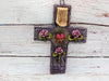 Handmade Christian Cross, Religous Home Decor, Mexican Folk Art, Oaxaca Cross Decor, Cross Decoration Wall Art