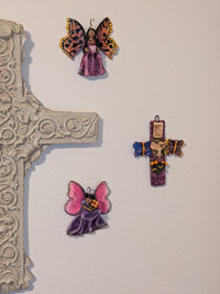 Cross Wall Decor, Mexico Art, Religious Home Decor, Mexico Folk Art - Handmade Wall Cross from Oaxaca, Cross Decor, Christian Wall Art