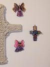 Handmade Christian Cross, Religious Home Decor, Mexican Folk Art, Oaxaca Cross Decor, Cross Decoration Wall Art