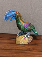 Toucan Alebrije Figurine, Handmade Home Decor, Folk Art from Oaxaca Mexico, Original Wood Sculpture, Carved Animal, Unique Toucan Statue