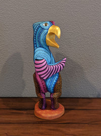 Eagle Fusion Alebrije Figurine, Handmade Home Decor, Folk Art from Oaxaca Mexico, Original Wood Sculpture, Unique Carved Animal Eagle Statue