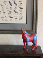 Coyote Alebrije Figurine, Handmade Home Decor, Folk Art from Oaxaca Mexico, Original Wood Sculpture, Carved Animals, Unique Coyote Statue