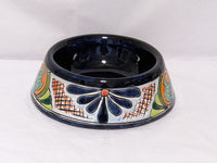 Dog Bowl - Ceramic Talavera Pottery, Colorful Dog Food Bowl, Pet Bowls from Mexico, Dog Dishes, Hand Painted Dog Lover Gift, Free S/H