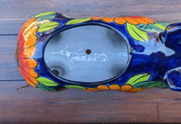 Sunflower Pig Planter Talavera Pottery Ships 9-1 | Use Ceramic Pig Flower Pot for Outdoor or Indoor Plants, Handmade Pig Gifts