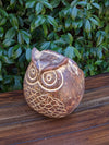 Owl Planter Pot - Clay Flower Pot, Handmade Mexican Pottery, Indoor Planter, Outdoor Garden Decor, Small Planter Pot, Unique Yard Art Gift