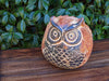 Owl Planter Pot - Clay Flower Pot, Handmade Mexican Pottery, Indoor Planter, Outdoor Garden Decor, Small Planter Pot, Unique Yard Art Gift