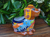 Cute Dog Flower Pot, Talavera Planter, Dog Decor, Flower Pots Outdoor, Dog Decorations, Handmade Mexican Talavera Pottery, Cute Dog Gifts