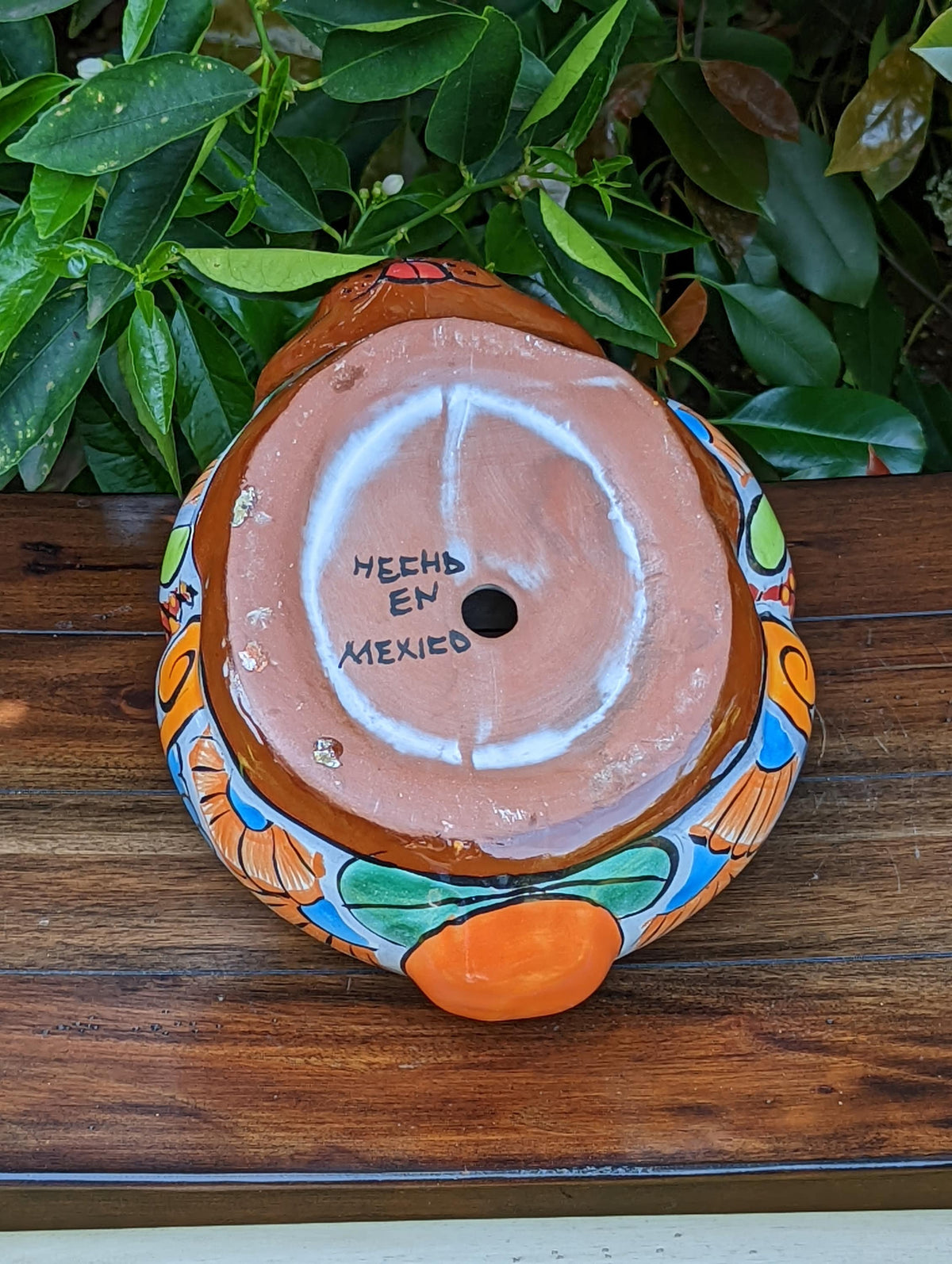 Rabbit Flower Pot, Colorful Talavera Pottery, Ceramic Planter, Indoor Home Decor, Outdoor Garden Decor, Hand Painted Rabbit Yard Decor