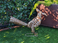 Roadrunner Garden Art, Outdoor Yard Decor, Home Decor or Patio Decor, Metal Roadrunner Decoration for Your Home or Yard, Garden Sculpture