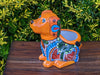 Cute Dog Flower Pot, Talavera Planter, Dog Decor, Flower Pots Outdoor, Dog Decorations, Handmade Mexican Talavera Pottery, Cute Dog Gifts