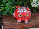 Pig Planter, Talavera Pottery, Ceramic Pig Flower Pot, Home Decor, Small Indoor Outdoor Sunflower Pot, Mexican Pottery, Handmade, Pig Gift