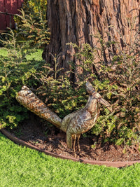 Roadrunner Garden Art, Outdoor Yard Decor, Home Decor or Patio Decor, Metal Roadrunner Decoration for Your Home or Yard, Garden Sculpture