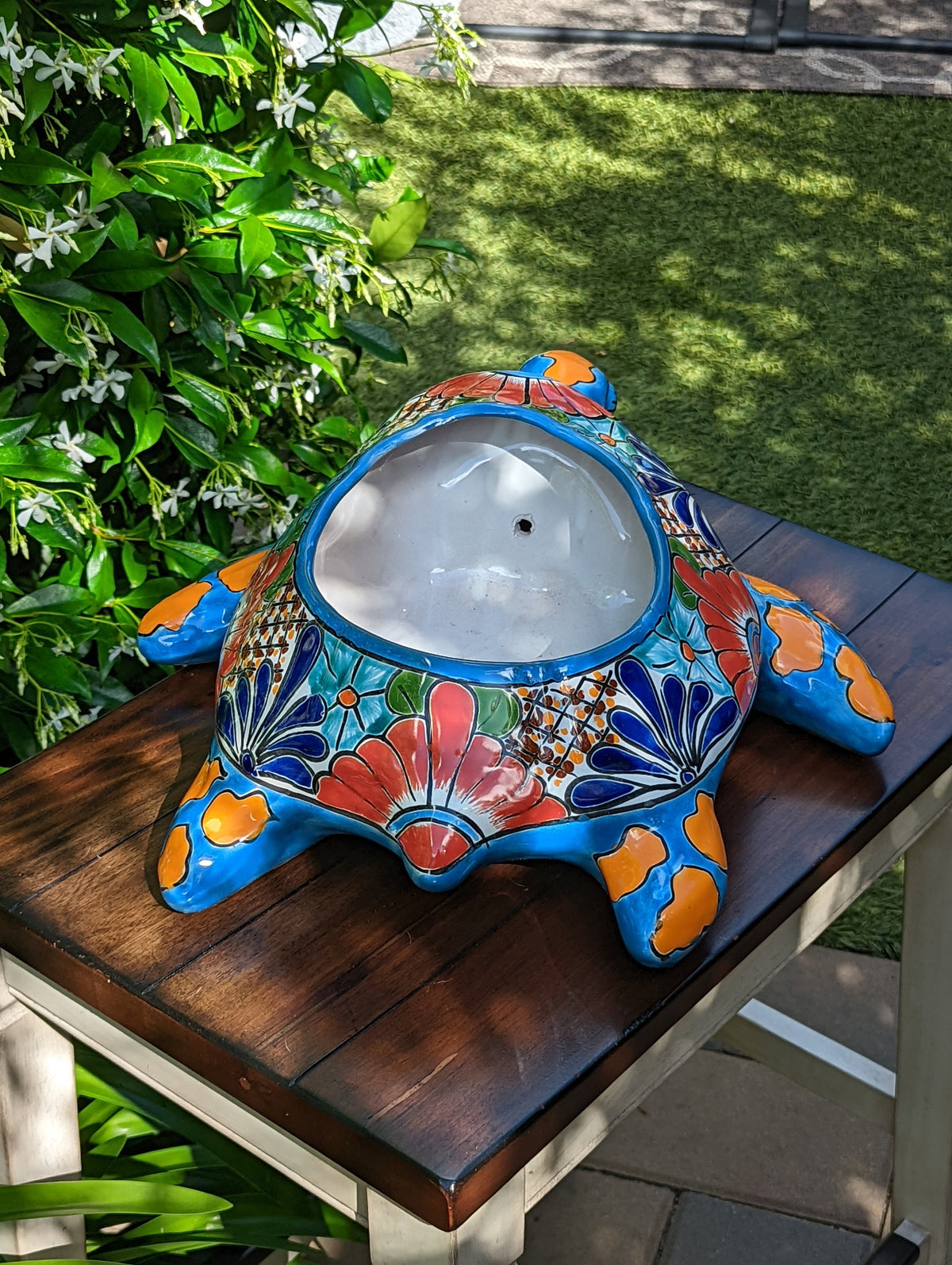 indoor turtle planter Turtle Planter, Plant Pot Outdoor Indoor, Talavera Pottery, Handmade M – LUV2BRD