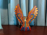 Owl Alebrije, Oaxaca Mexico Folk Art, Handmade Home Decor, Original Wood Sculpture, Carved Animal, Unique Gift, Genuine Original