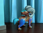 Ram Alebrije Figurine, Handmade Home Decor, Folk Art from Oaxaca Mexico, Original Wood Sculpture, Carved Animals, Unique Ram Statue Gift