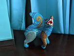 Wolf Alebrije Figurine, Handmade Home Decor, Folk Art from Oaxaca Mexico, Original Wood Sculpture, Carved Animals, Unique Wolf Statue Gift