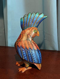 Quail Alebrije, Oaxaca Mexico Folk Art, Handmade Home Decor, Original Wood Sculpture, Carved Animal, Unique Gift, Genuine Original