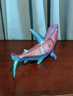 Shark Alebrije Figurine, Handmade Home Decor, Oaxaca Mexico FolkArt, Original Wood Sculpture, Carved Animal, Unique Gift