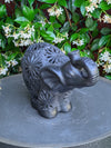 Stunning Elephant Home Decor, Barro Negro, Black Clay, Handmade Mexican Pottery from San Bartolo near Oaxaca, Mexico