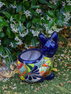 Cute Cat Flower Pot, Talavera Planter, Cat Decor, Flower Pots Indoor, Cat Decorations, Talavera Pottery, Handmade, Cute Cat Gifts