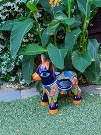 Cute Donkey Planter, Talavera Pottery, Planter Pot Decoration for Indoor Outdoor Home Decor, Handmade Mexican Burro Flower Pot