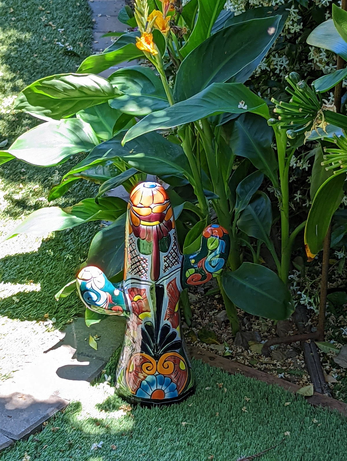 Saguaro Cactus Decor, Mexican Talavera Pottery, Cactus Room Decor - Bedroom, Bathroom, Cactus Decorations, Unique Gift
