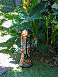 Saguaro Cactus Decor, Mexican Talavera Pottery, Cactus Room Decor - Bedroom, Bathroom, Cactus Decorations, Unique Gift
