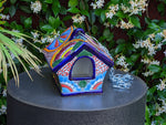 Ceramic Bird Feeder, Talavera Pottery, Decorative Outdoor Hanging Feeder Station, Handmade Mexican Pottery, Attract Wild Birds