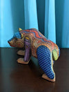 Bear Alebrije Figurine, Handmade Home Decor, Folk Art from Oaxaca Mexico, Original Wood Sculpture, Carved Animals, Unique Bear Statue Gif