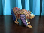 Bear Alebrije Figurine, Handmade Home Decor, Folk Art from Oaxaca Mexico, Original Wood Sculpture, Carved Animals, Unique Bear Statue Gif