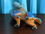 Ram Alebrije Figurine, Handmade Home Decor, Folk Art from Oaxaca Mexico, Original Wood Sculpture, Carved Animals, Unique Ram Statue Gift