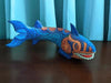 Shark Alebrije Figurine, Handmade Home Decor, Oaxaca Mexico FolkArt, Original Wood Sculpture, Carved Animal, Shark Statue