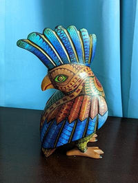 Quail Alebrije, Oaxaca Mexico Folk Art, Handmade Home Decor, Original Wood Sculpture, Carved Animal, Unique Gift, Genuine Original